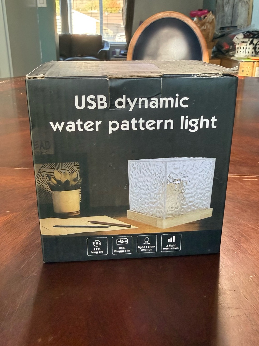 USB Dynamic Water Pattern Light - White - Picture 4 of 6